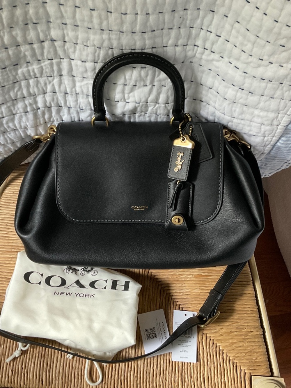 Coach Slouchy Rogue Black